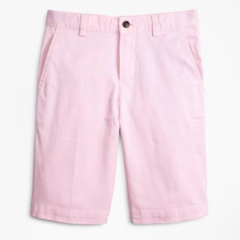 Brook Brothers Boys Washed Cotton Stretch Chino Shorts Size 12